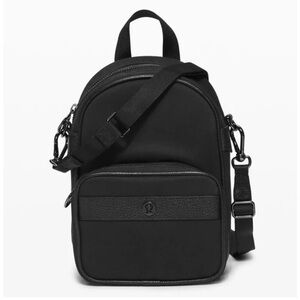 lululemon athletica Black mini convertible backpack Bag